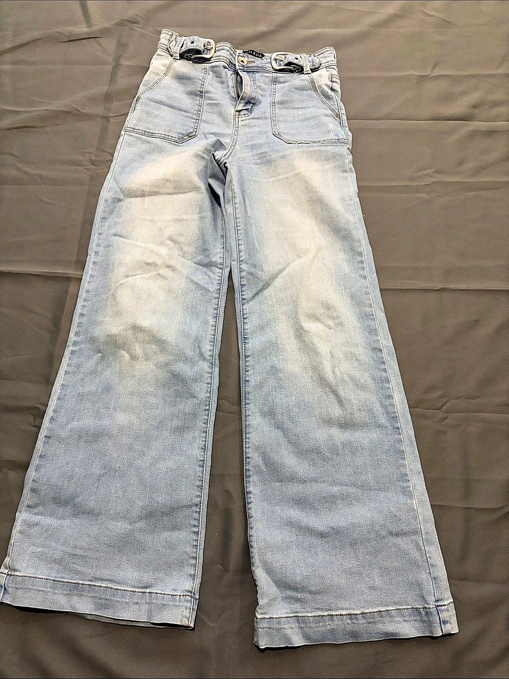 Elite Jeans P2396BH Wide Leg Jeans in Blue Waist 28